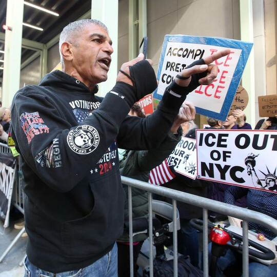 Protest in New York gegen US-Politik