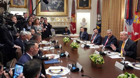 Ungarns Regierungschef Orban im Weißen Haus Ungarns Regierungschef Orban im Weißen Haus