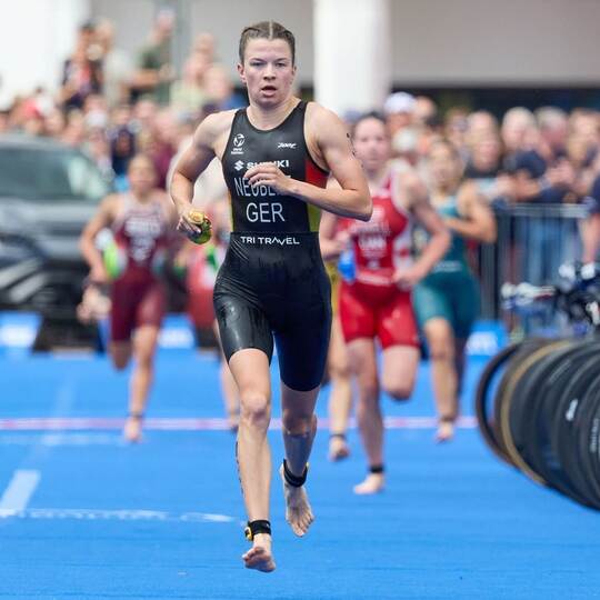 Triathletin Tanja Neubert