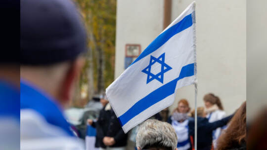 Menschenkette Jüdische Synagoge