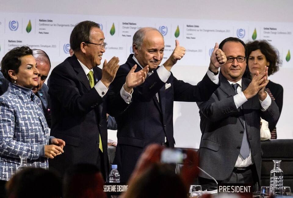 Klimakonferenz COP21 im Jahr 2015 in Paris