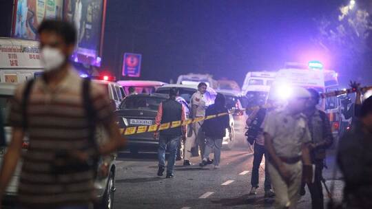 Autoexplosion in Neu Delhi