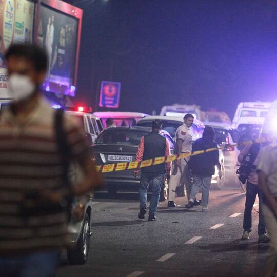 Autoexplosion in Neu Delhi