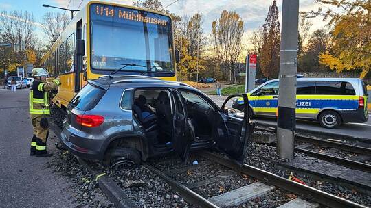 Stadtbahnunfall in Stuttgart