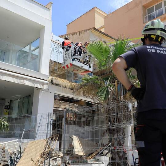 Gebäudeeinsturz auf Mallorca