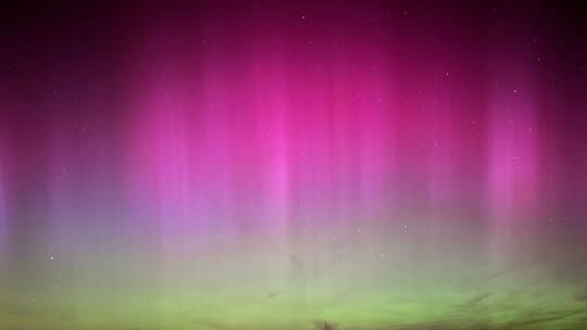 Polarlichter über Baden-Württemberg