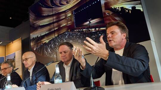 Vorstellung des Siegerentwurfs zum Neubau einer Staatsoper Vorstellung des Siegerentwurfs zum Neubau einer Staatsoper