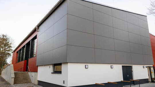 Einweihung Turnhalle Festhalle Lomersheim