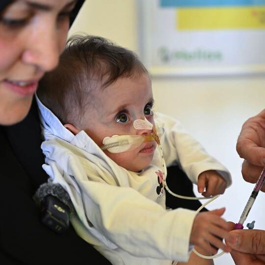 Krankes frühgeborenes Baby konnte gerettet werden