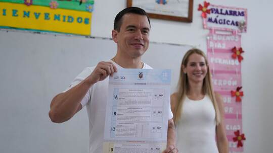 Ecuadors Präsident Noboa