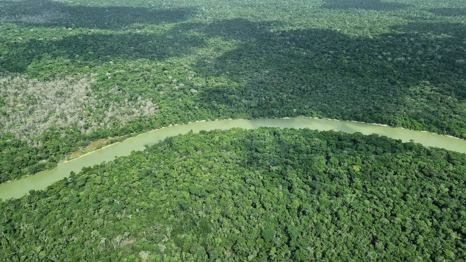 Überflug über das Amazonasgebiet Überflug über das Amazonasgebiet