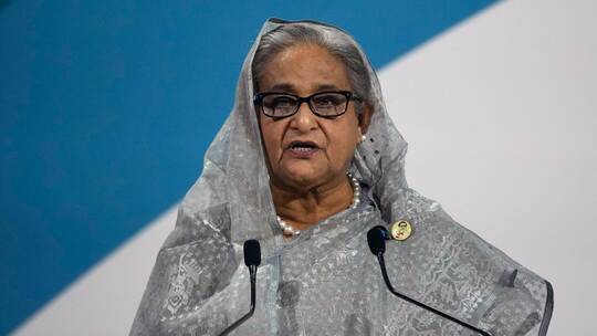Bangladeschs Ex-Ministerpräsidentin Sheikh Hasina