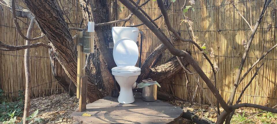 Outdoor-Toilette in Namibia - Welttoilettentag