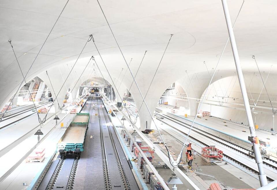 Baustelle Tiefbahnhof Stuttgart 21