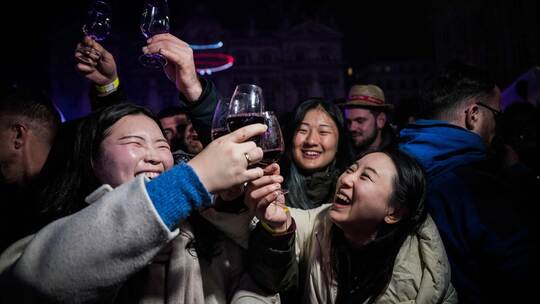 Frankreich feiert den Beaujolais Nouveau