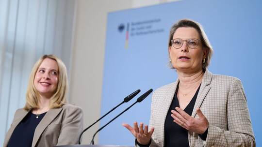 Bundesjustizministerin Hubig und Bundesbauministerin Hubertz Bundesjustizministerin Hubig und Bundesbauministerin Hubertz