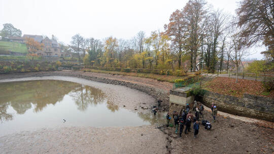 Tiefer See Maulbronn Abfischung