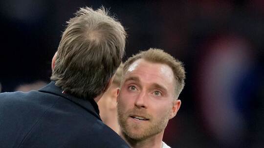 Kasper Hjulmand und Christian Eriksen Kasper Hjulmand und Christian Eriksen