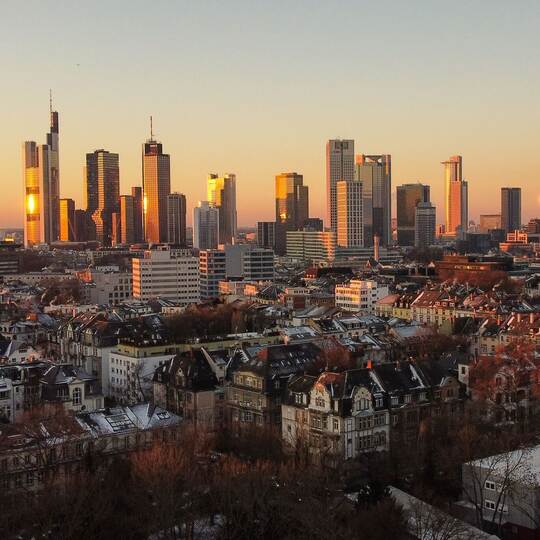 Skyline in Frankfurt