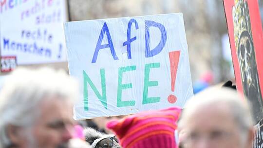 AfD-Landesparteitag - Demonstration AfD-Landesparteitag - Demonstration
