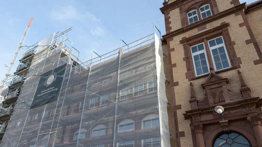 Calmbach Rundgang Baustelle Schule