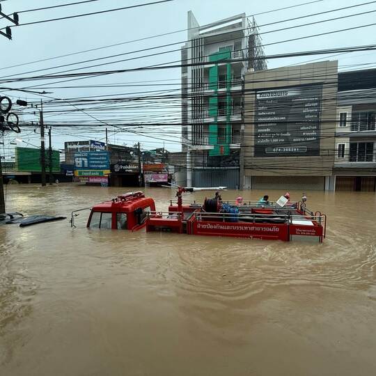 Überschwemmungen in Thailand