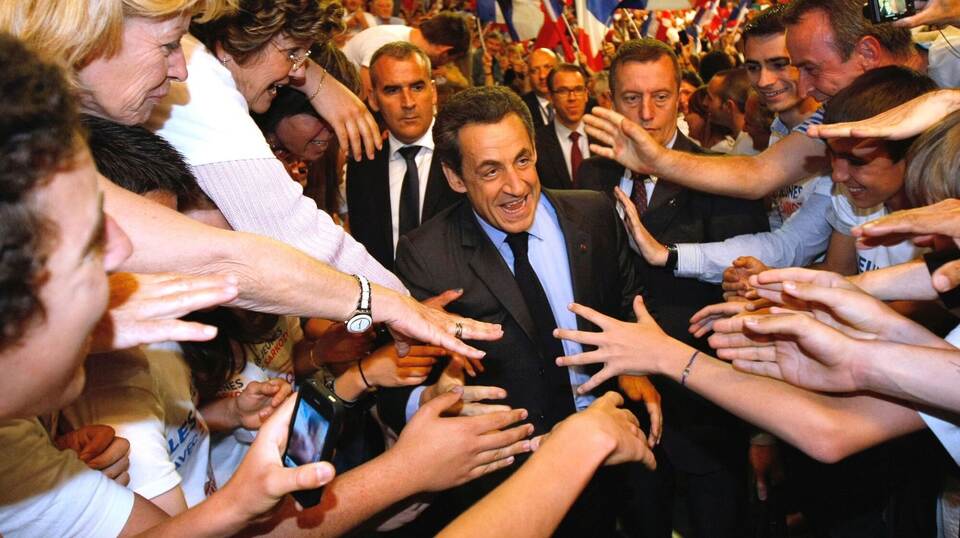 Nicolas Sarkozy im Wahlkampf 2012