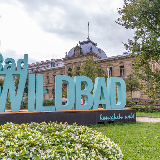 Bad Wildbad Innenstadt Schriftzug