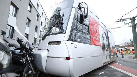 Straßenbahnunfall in Düsseldorf Straßenbahnunfall in Düsseldorf