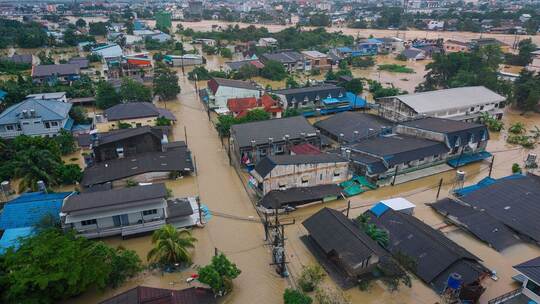Überschwemmungen in Südthailand