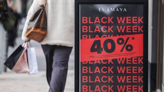 Rabattaktion zum Black Friday