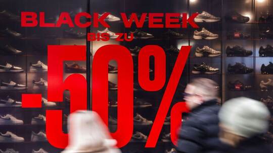 Rabattaktion zum Black Friday