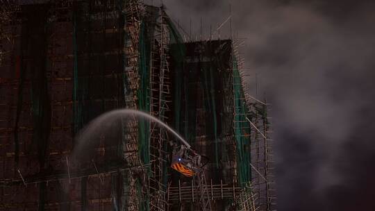 Nach Brand in Hongkong Nach Brand in Hongkong