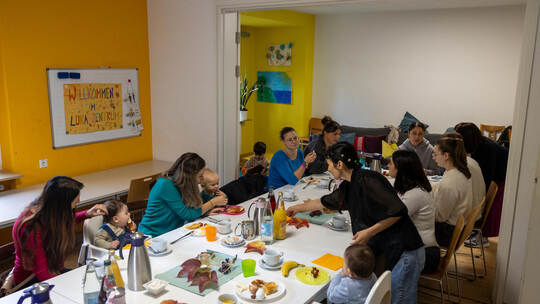 Frühstück Lukaszentrum Menschen in Not