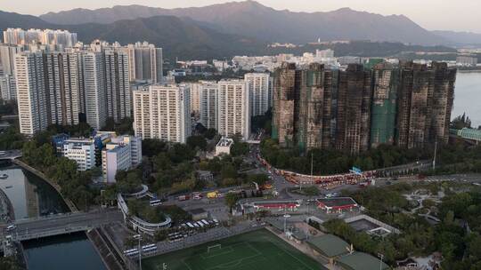 Nach Brand in Hongkong