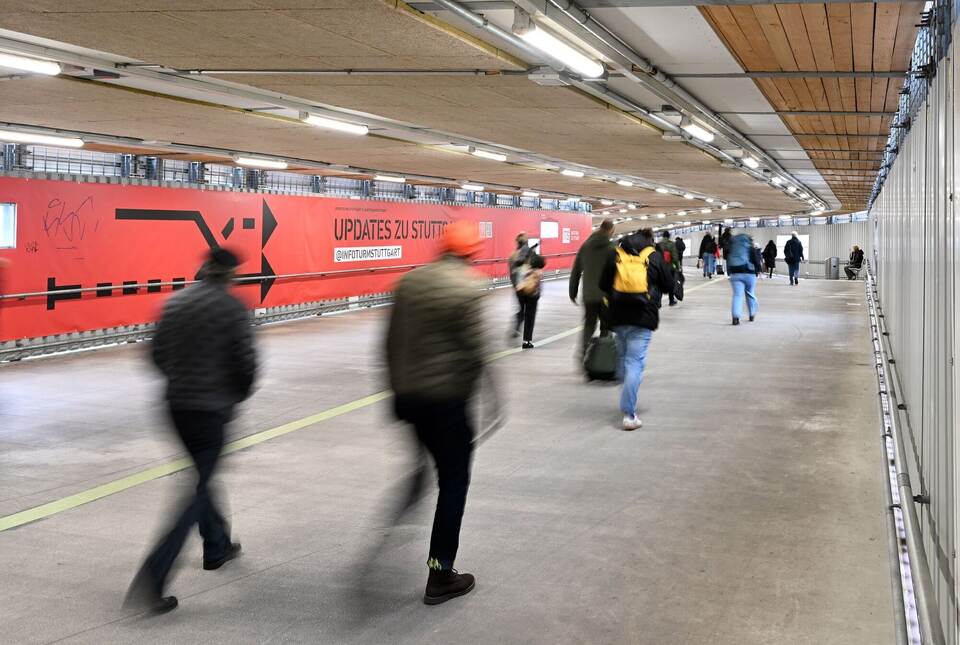 Stuttgarter Bahnhofs-Tunnel als Fernwanderweg in App Stuttgarter Bahnhofs-Tunnel als Fernwanderweg in App
