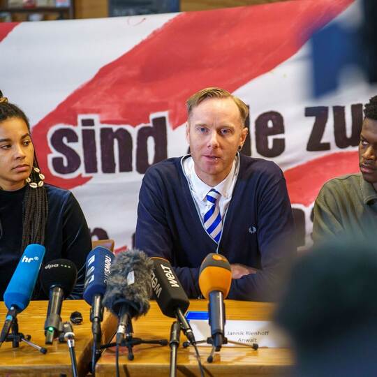 Pressekonferenz "Bündnis Widersetzen"