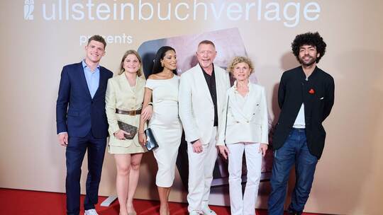 Boris Becker mit seiner Familie