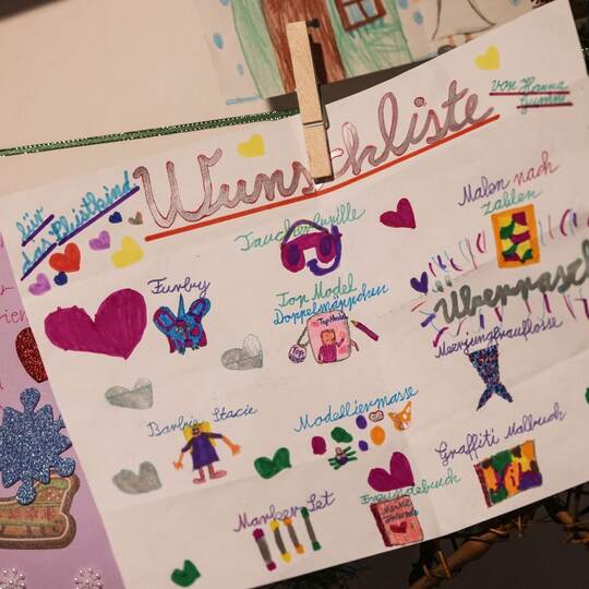 Wunschzettel fürs Christkinbd