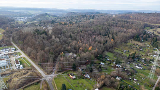 Diese Waldfläche müsste für den geplanten Energiepark von 6,4 Hektar Größe voraussichtlich größtenteils weichen zwischen dem Pfo Birkenfeld Energiepark Recyclinghof Arlinger