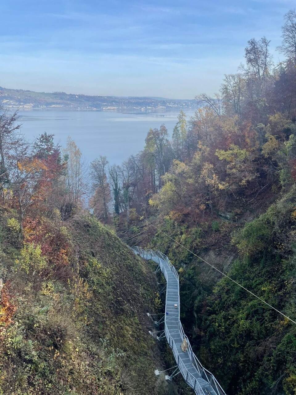 Panoramasteg in der Marienschlucht am Bodensee