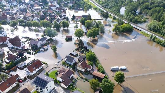 Hochwasser in Bayern - Reichertshofen Hochwasser in Bayern - Reichertshofen