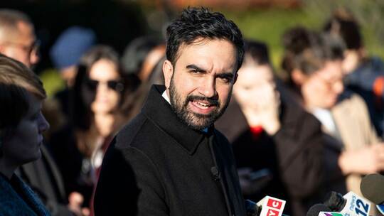 Pressekonferenz des neuen Bürgermeisters von New York City