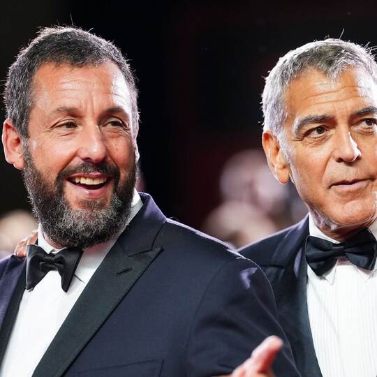 George Clooney und Adam Sandler in «Jay Kelly»