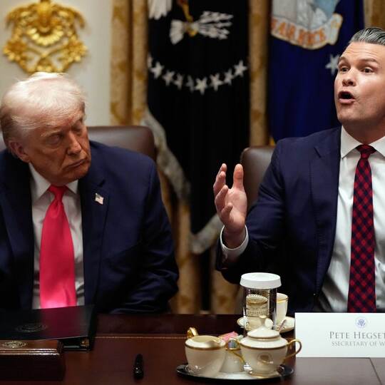 Kabinettssitzung im Weißen Haus