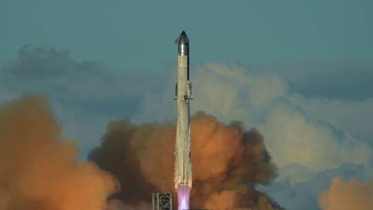 Das Starship der Raumfahrtfirma SpaceX Das Starship der Raumfahrtfirma SpaceX