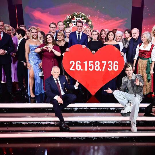 Spenden-Gala "Ein Herz für Kinder" im ZDF