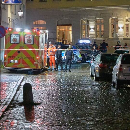 Schüsse in Innenstadt von Ansbach