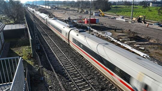 Bahntunnelbaustelle Rastatt