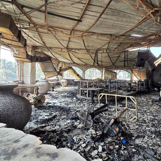 Tote bei Feuer in Club in Indien